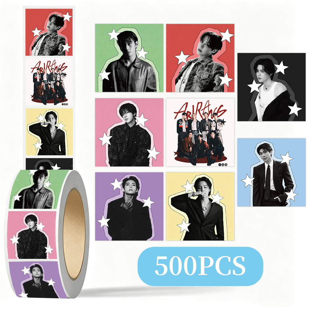 Laptop Accessories And Parts - สติกเกอร์ตกแต่งลาย K-pop BTS 500 ชิ้น สำหรับตกแต่งสมุดบันทึก