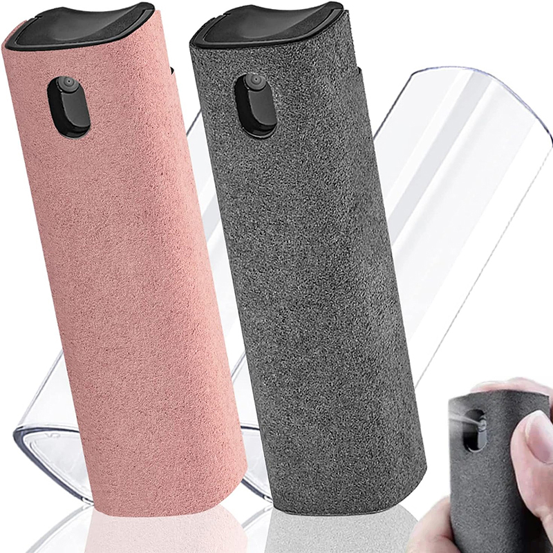 Laptop Accessories Gadgets - 2 In 1 สเปรย์ทําความสะอาดหน้าจอโทรศัพท์แบบพกพาแท็บเล็ตโทรศัพท์มือถือหน้าจอสัมผัสผ้าไมโครไฟเบอร์ชุดทําความสะอาดกระจก Artifact