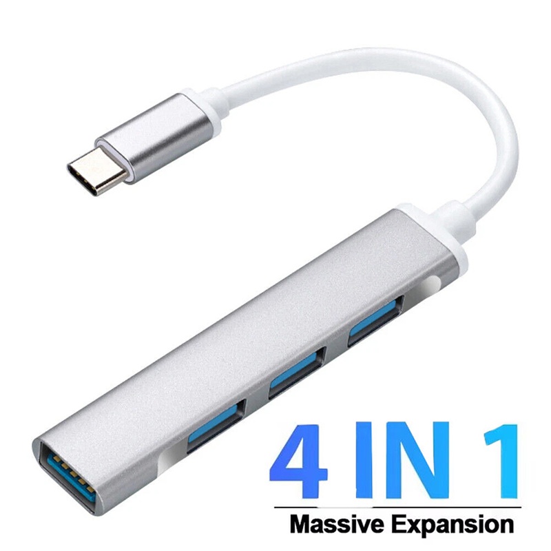 Laptop Accessories Gadgets - ฮับขยายพอร์ต Type-C 4-in-1 ฮับ USB C