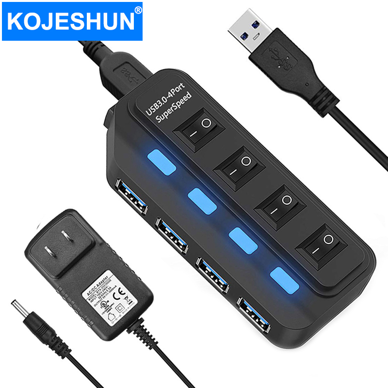 Laptop Accessories For Programmers - ฮับ3.0 USB 4พอร์ต5Gbps อะแดปเตอร์แยก USB หลาย