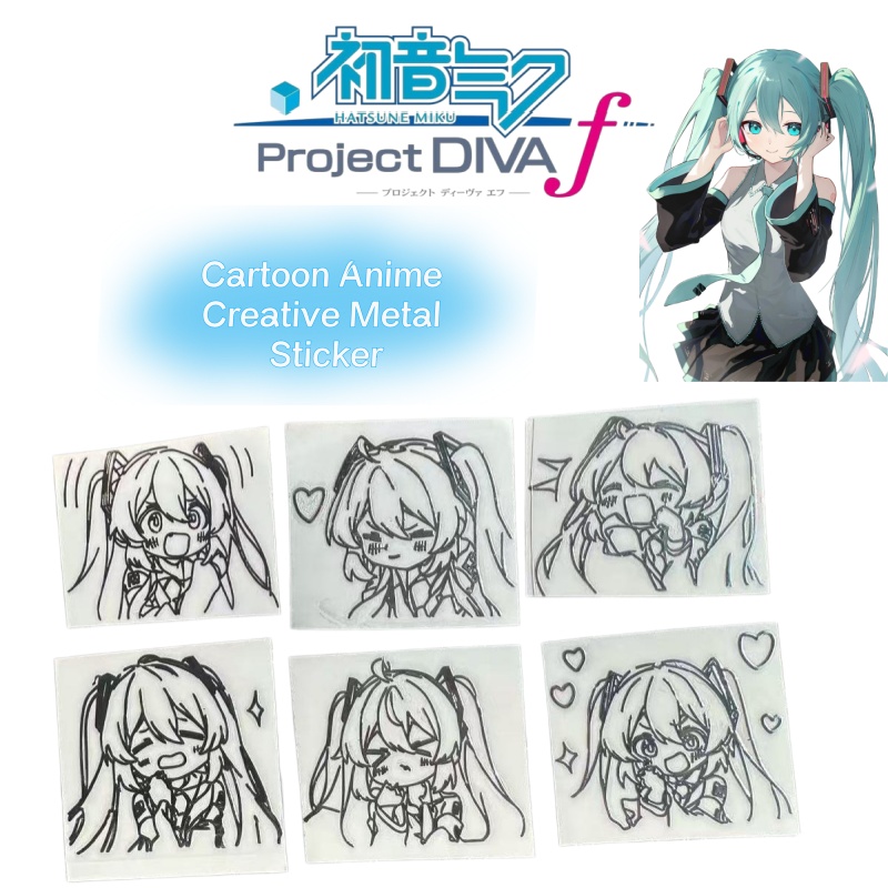 สติ๊กเกอร์โลหะลายการ์ตูนอนิเมะ - Accessories Laptop บทวิจารณ์และราคา