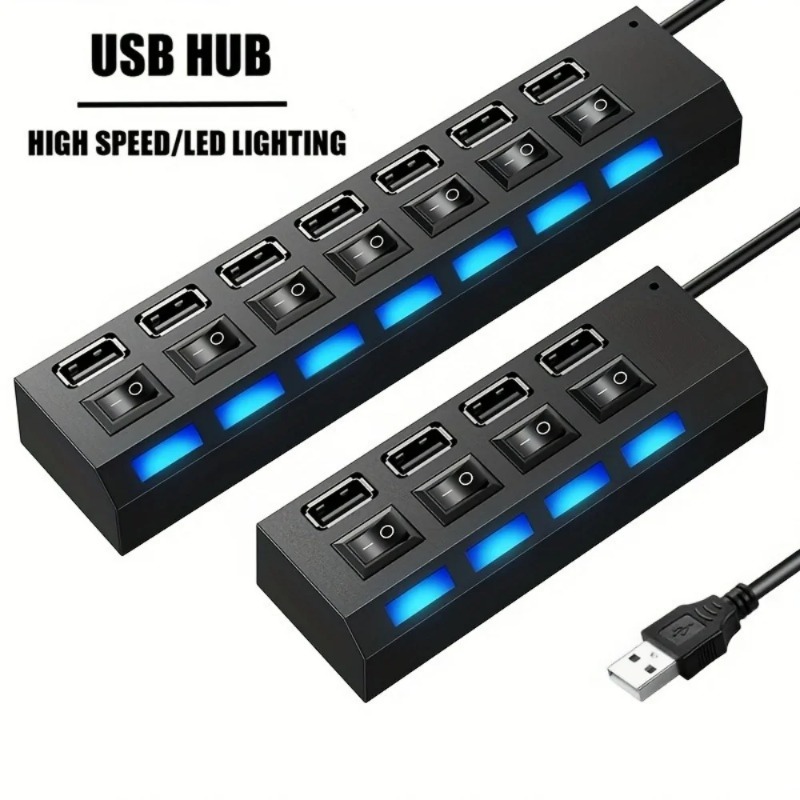 USB 2.0 ฮับ 4/7 พอร์ตตัวแยกสัญ - Laptop Accessories Nearby บทวิจารณ์และราคา