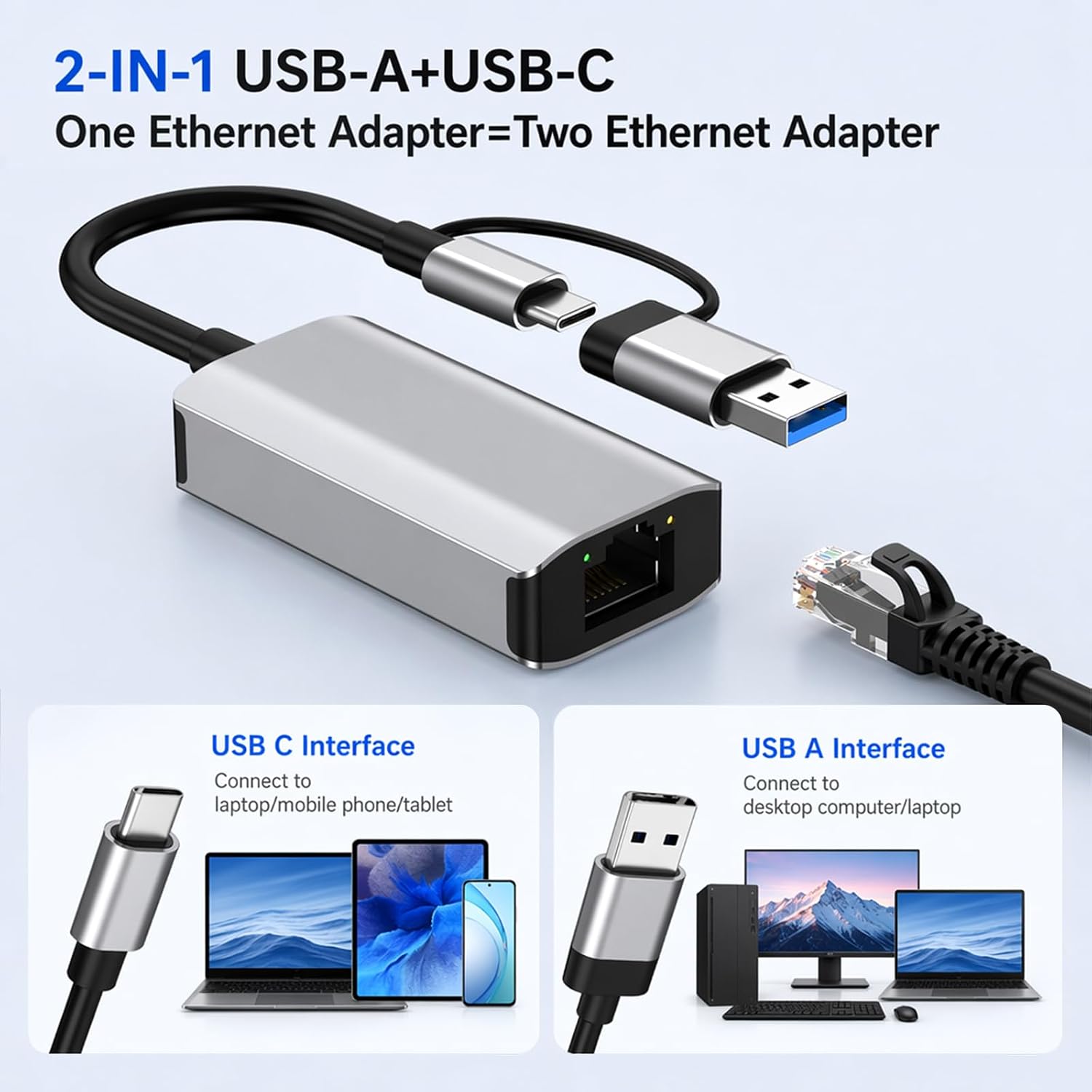 อะแดปเตอร์ USB 3.0 Type-C เป็น - Laptop Accessories Gadgets บทวิจารณ์และราคา