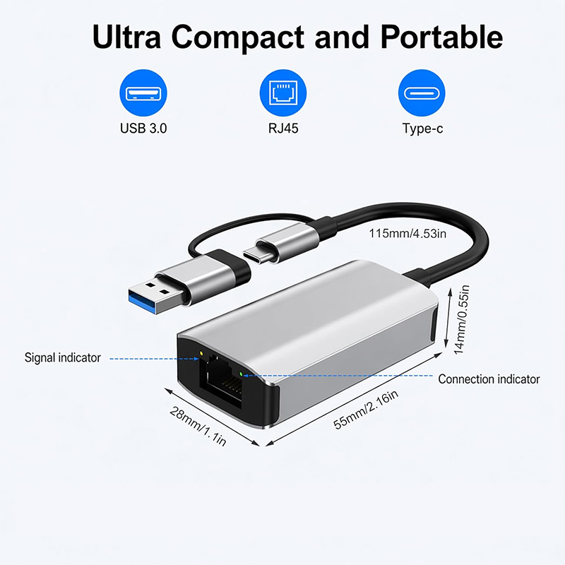 อะแดปเตอร์ USB 3.0 Type-C เป็น - Laptop Accessories Gadgets บทวิจารณ์และราคา