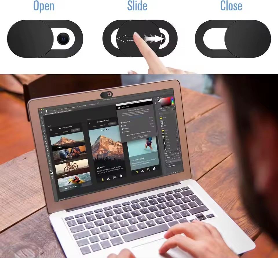 ฝาปิดเว็บแคมแล็ปท็อป ฝาปิดกล้อ - Laptop Accessories Stickers บทวิจารณ์และราคา