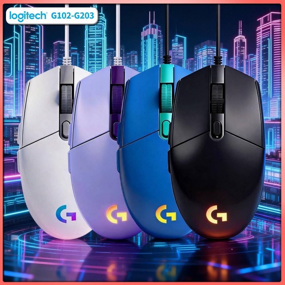 เมาส์เกมมิ่ง Logitech G203 Pro - Logitech Mouse G203 บทวิจารณ์และราคา