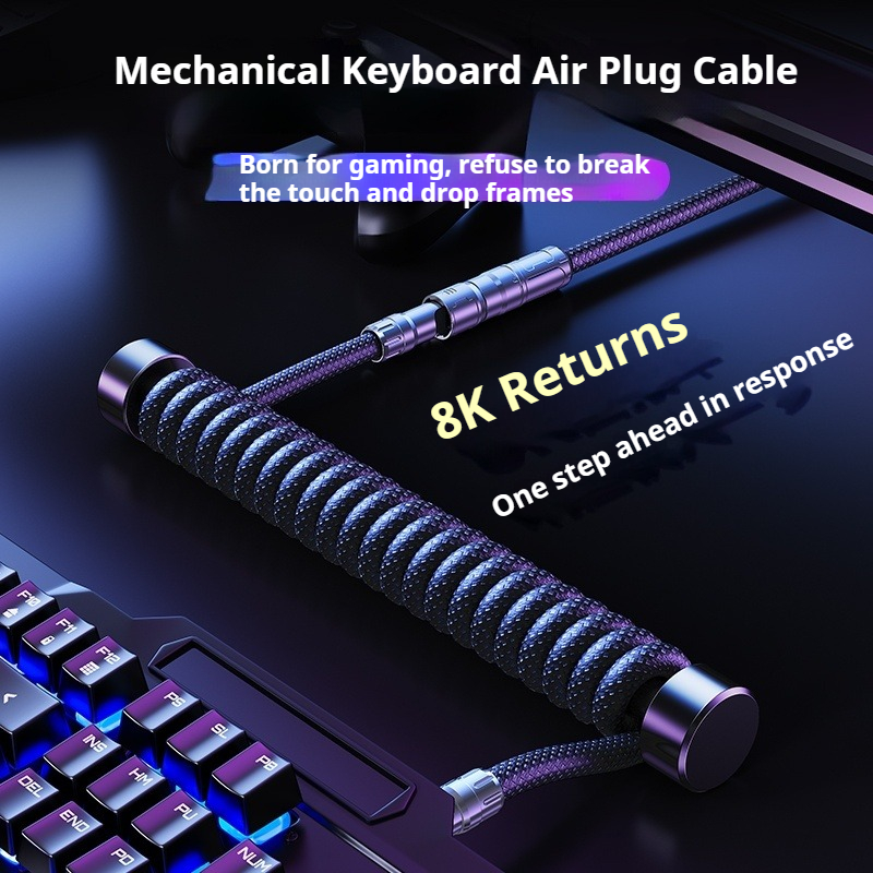 สายคีย์บอร์ดแบบขดยาว 1.2 ม. US - Laptop Accessories Gadgets บทวิจารณ์และราคา