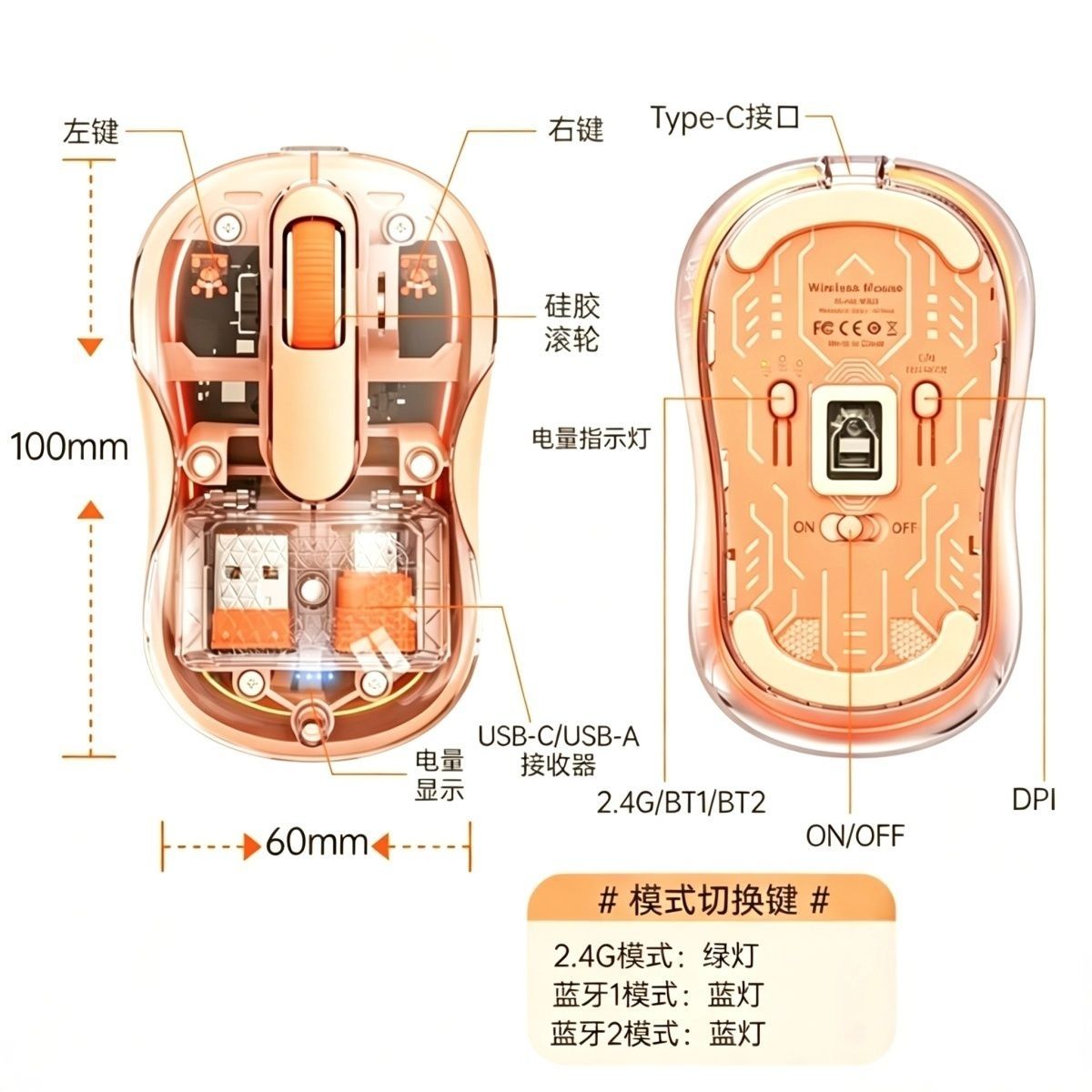 เมาส์ไร้สายใสลายการ์ตูนมิฟฟี่น - Laptop Editing Accessories บทวิจารณ์และราคา