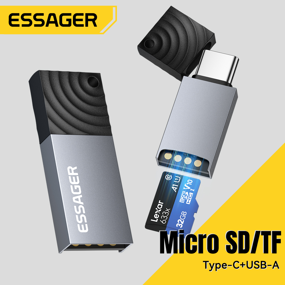 Essager 2 in 1 TF SD Card Read - Laptop Accessories For Programmers บทวิจารณ์และราคา