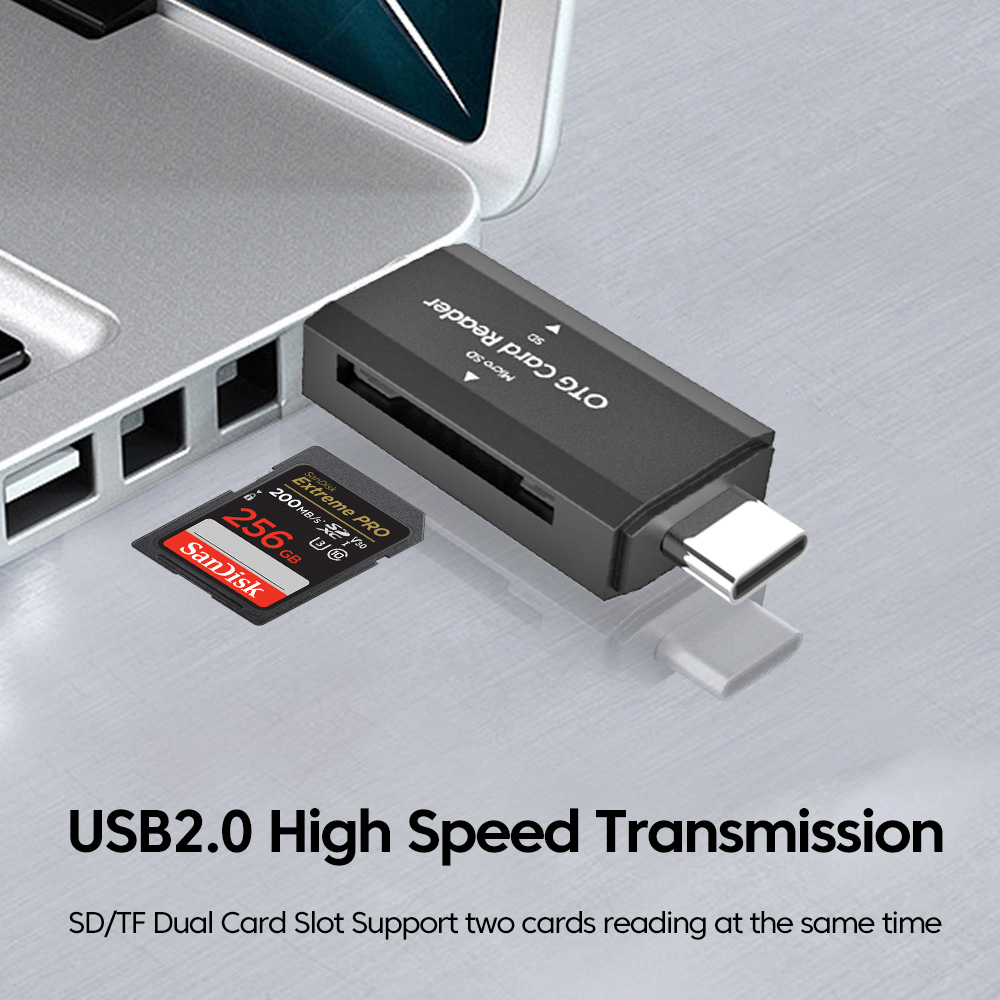 2-in-1 USB2.0 Card Reader SD T - Laptop Accessories For Programmers บทวิจารณ์และราคา