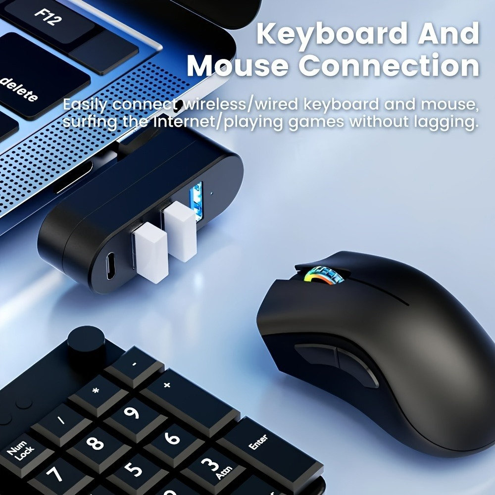 มินิสปลิตเตอร์ 4 พอร์ตยูเอสบีฮ - Laptop Accessories For Programmers บทวิจารณ์และราคา